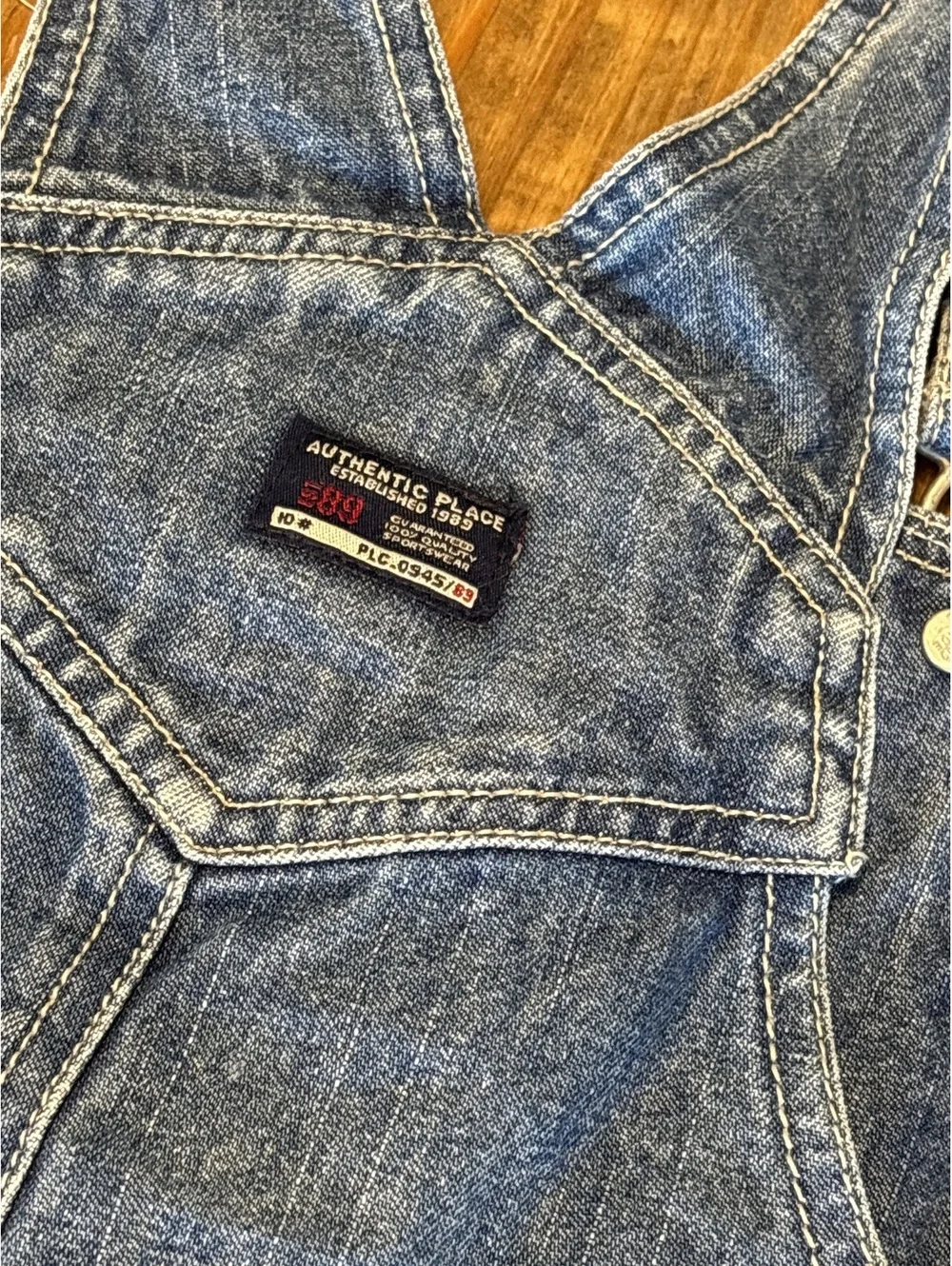 Vintage y2K The Children's Place Boys Denim Overalls 4T Boys Girls Toddler Kids